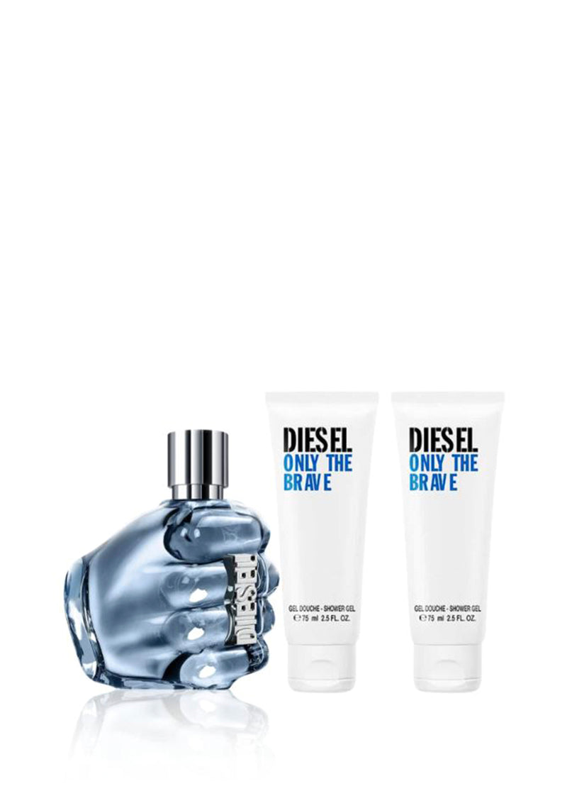 Diesel Only The Brave EDT 125 ml + Shower Gel 2 x 75 ml Erkek Parfüm Seti