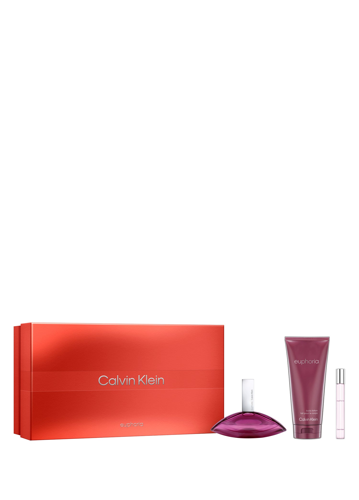 Calvin Klein Euphoria Woman EDP 100 ml + Vücut Losyonu 200 ml + 10 ml Penspray Kadın Parfüm Seti